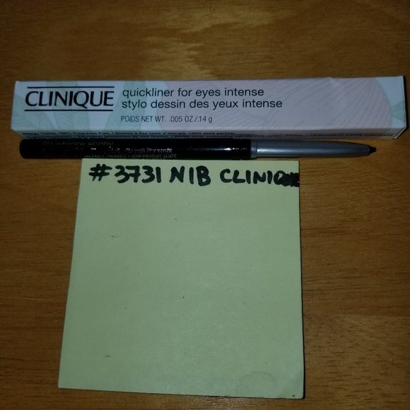 ✅3731 NIB Clinique Quickliner Eyes #9 Intense Ebony - Picture 2 of 4